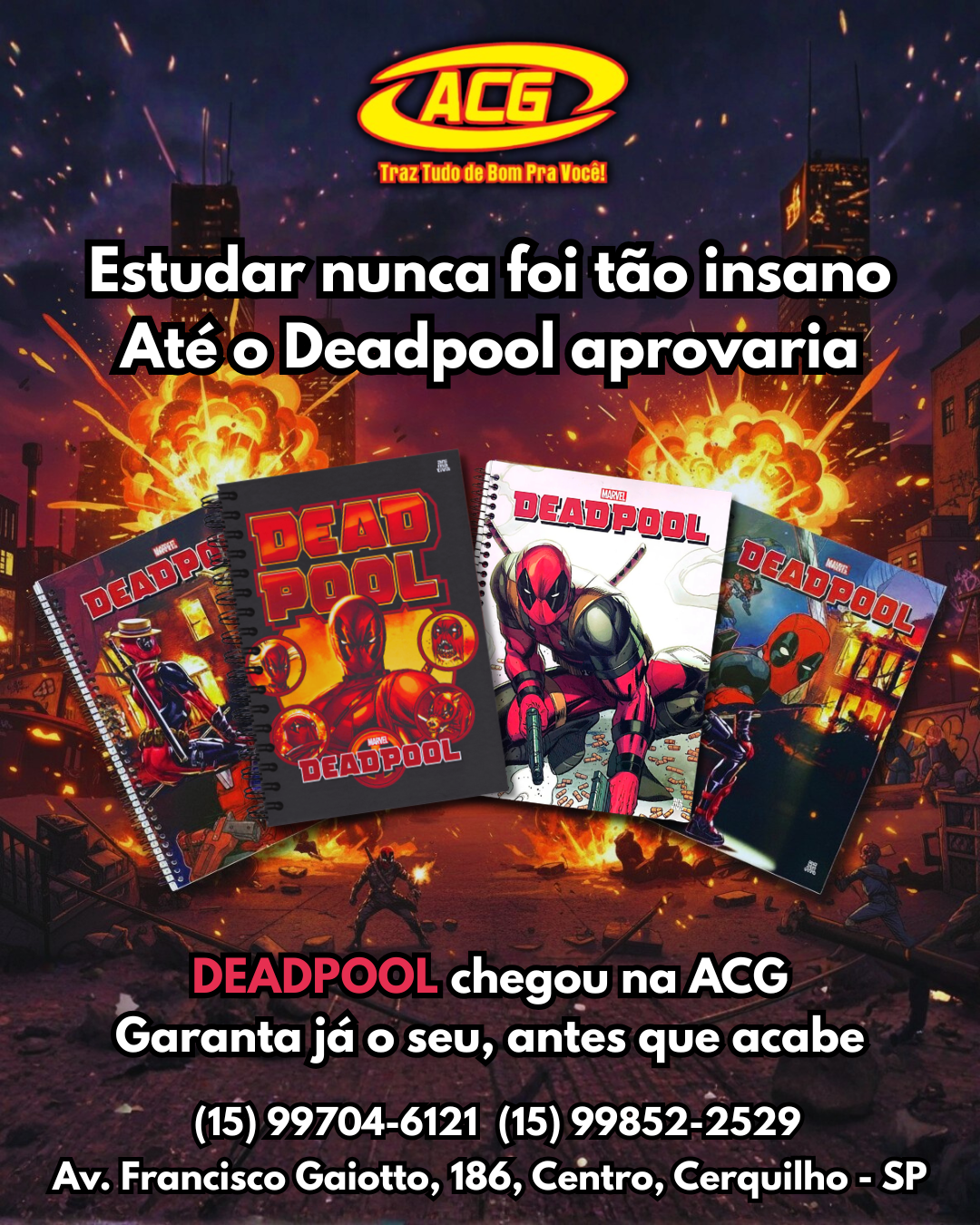 Estampa Deadpool